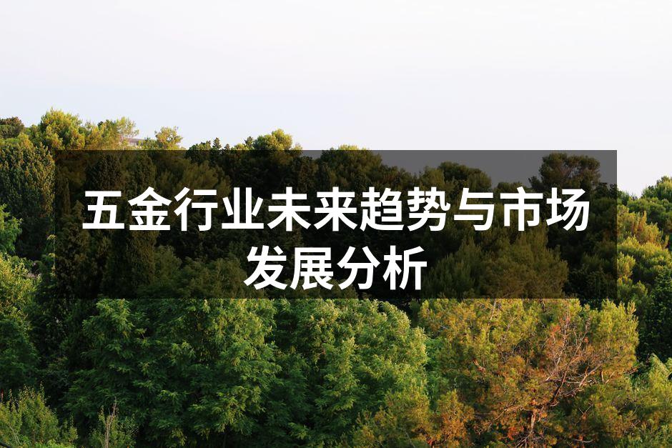 五金行业未来趋势与市场发展分析